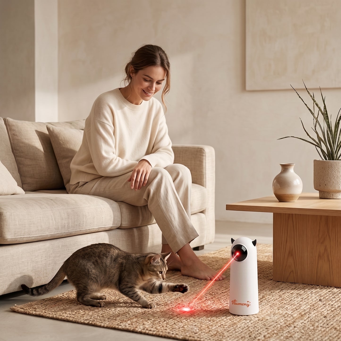 Intelligentes Laser-Katzenspielzeug